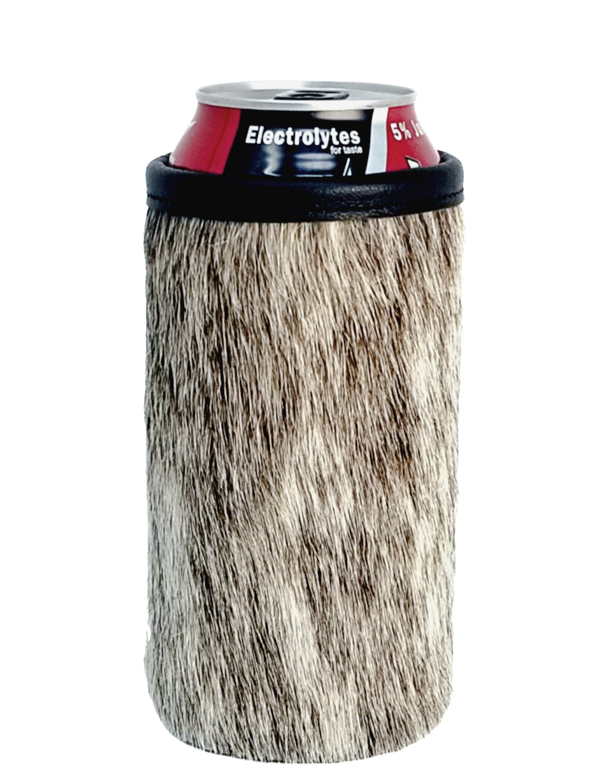 Engraved Cowhide Tall Boy Can Holder – 16 oz