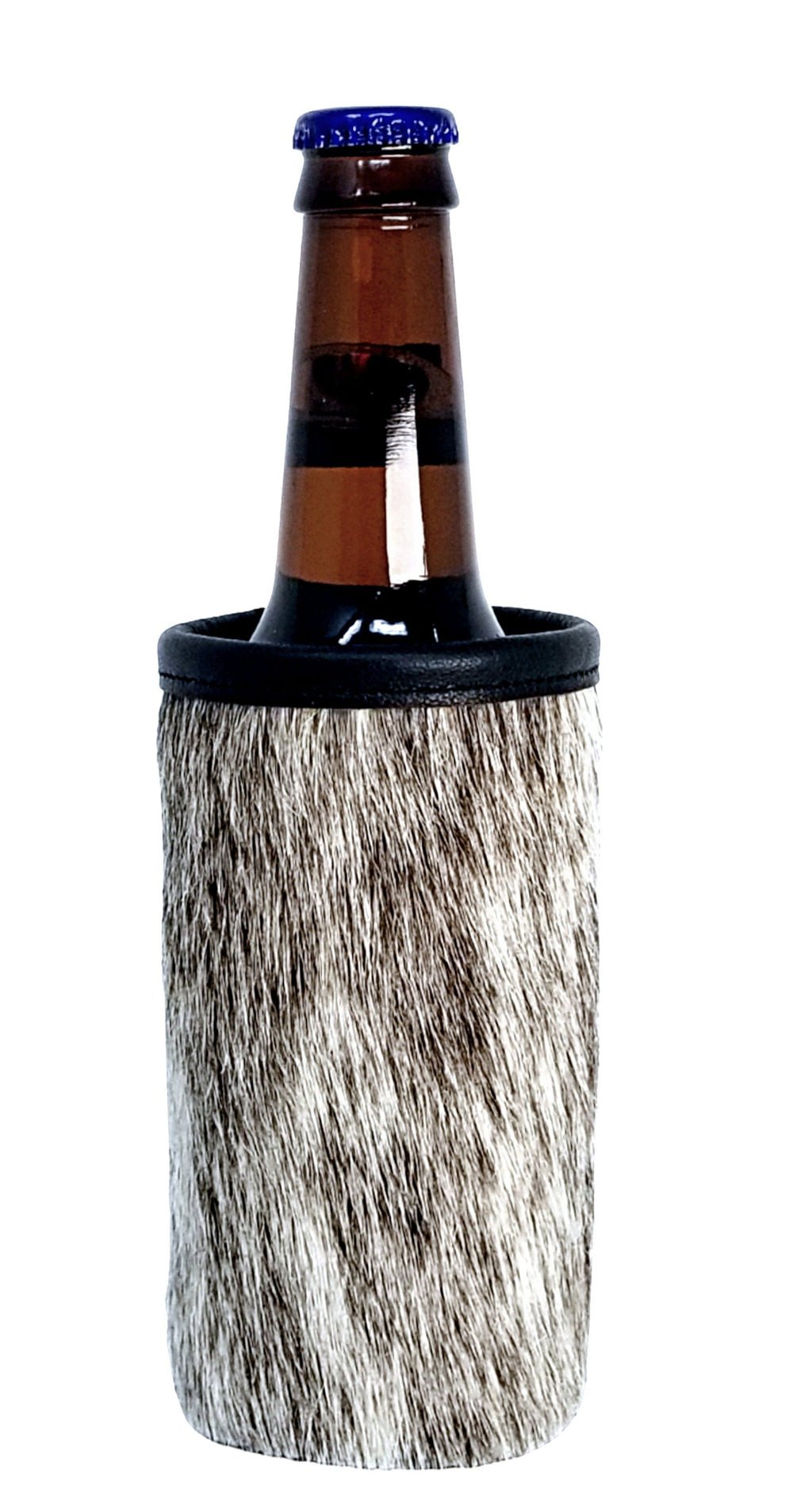 Engraved Cowhide Tall Boy Can Holder – 16 oz