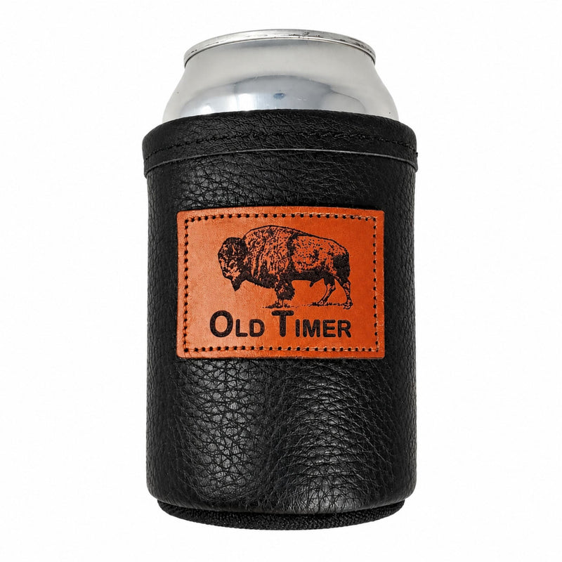 Engraved Leather Can Holder – 12 oz