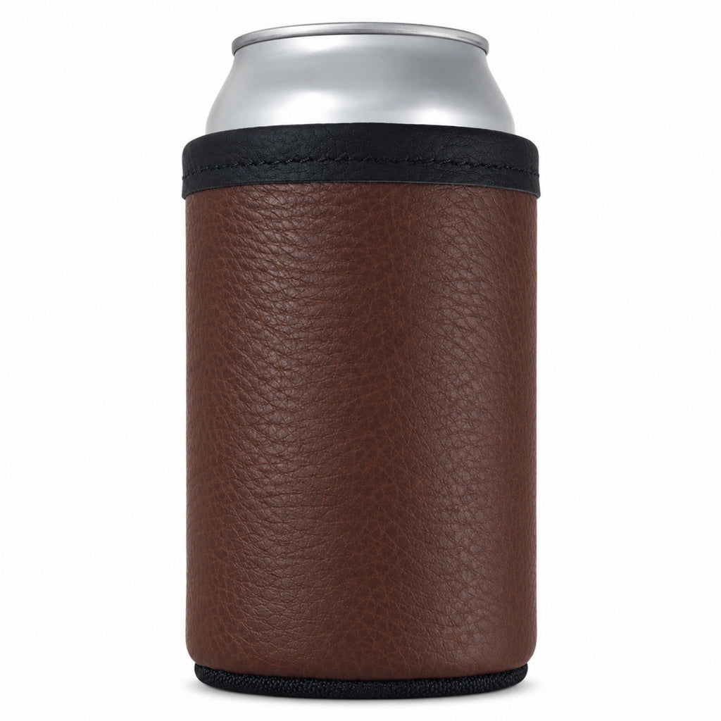 Leather Can Cooler – 12oz Standard & Coors Size | Handmade in Montana