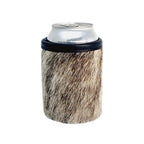 Light brindle hair-on cowhide can holder