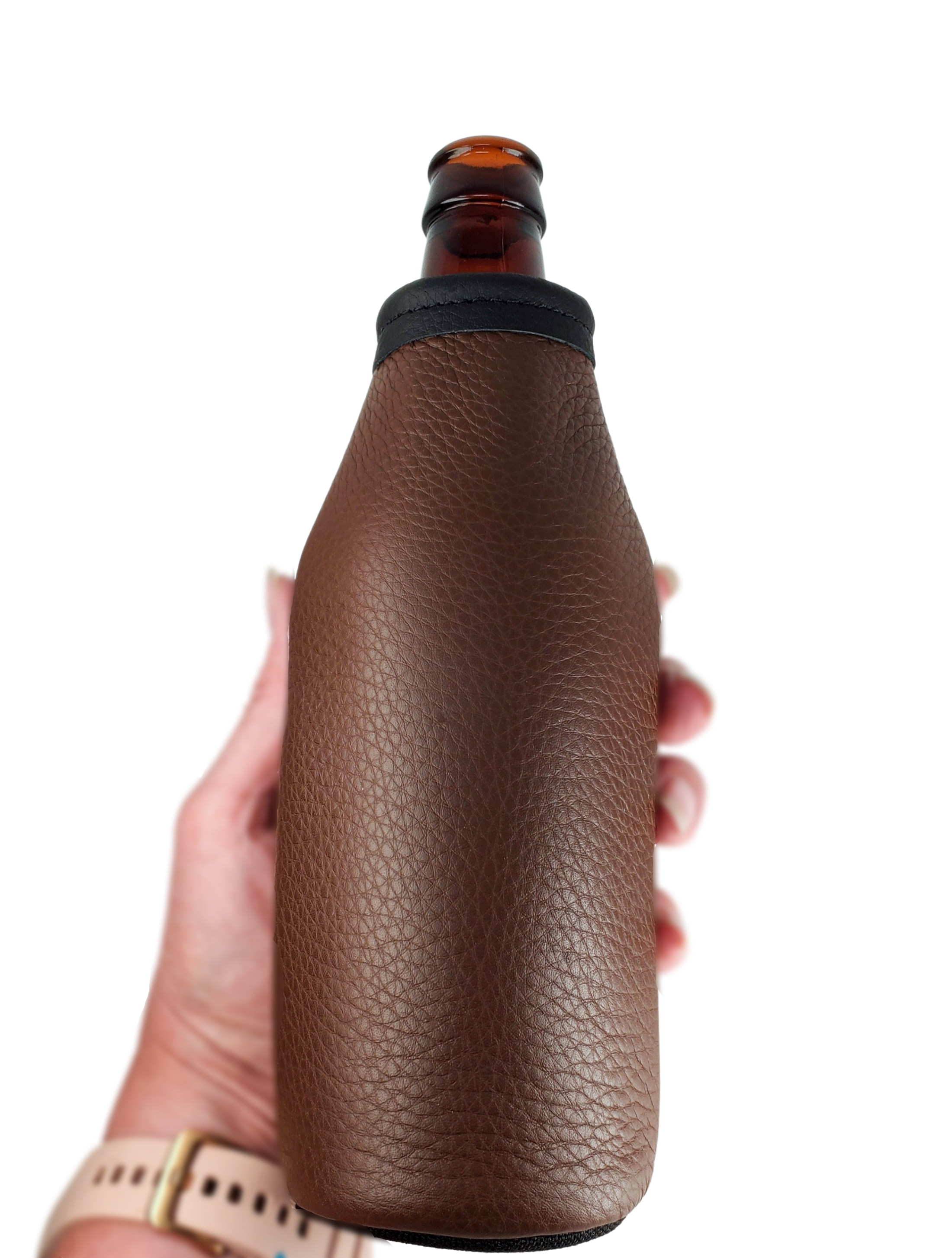Leather Koozie | Can or Bottle Holder